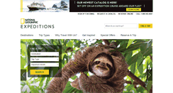 Desktop Screenshot of admin.nationalgeographicexpeditions.com